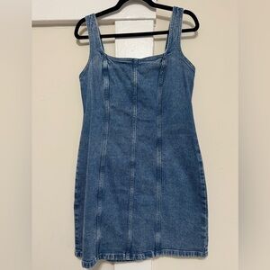 Abercrombie & Fitch Blue Denim Mini Dress